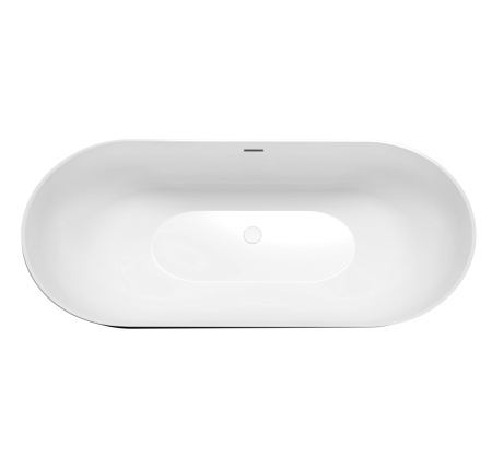 Ванна акриловая Grossman Classic GR-2501MB 170х80 отдельностоящая овальная с ножками